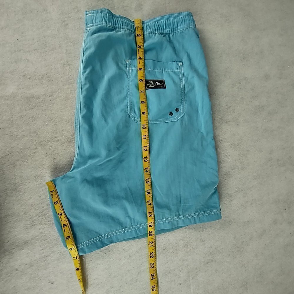 Chaps Men’s 3 Pocket Drawstring Blue Swim, Casual, Shorts, Trunks Size XXL - Picture 7 of 10